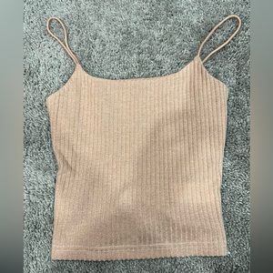 Basic tan tank top